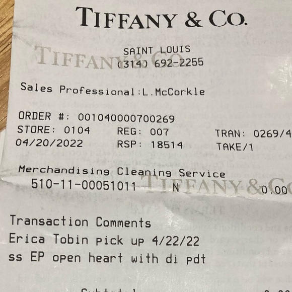 SOLD: Tiffany & Co Elsa Peretti Open Heart Diamond Necklace - Picture 7 of 11